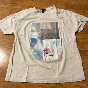Rainbow and flower Tshirt